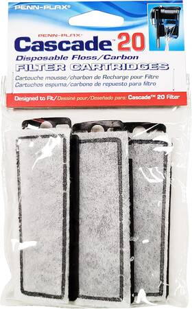 Cpf6c3 Penn Plax Inc. 445027533576 Hang-on Power Filter Replacement Media - Pack Of 3
