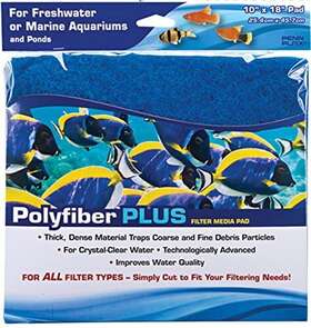 Cfmp6 Penn Plax Inc. Aquarium Filter Media Pad Easy To Cut Into Any Size Your Poly Fiber Plus