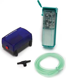 Swk1ul Penn-plax Small World Aquarium Air Pump And Filter Kit Comes With A Disposable