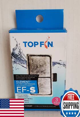 B08tt3nwzy Petco Top Fin Ef-s Element Filter Cartridge 3-month Supply 2.1 Inch X3.7