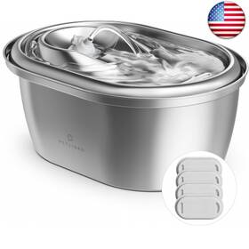 Plwf006  Petlibro Stainless Steel Cat Water Fountain 101oz/3l Pet For