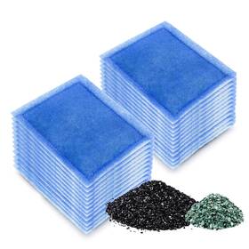 B0fj1hn4zs Pewyoke Aquarium 24 Pack Rite-size C Filter Cartridges With Zeolite Compatible Pen