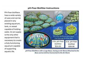 4lb2024 Ph-fixer Aquarium Bio Sponge Filter With Calcium Carbonate Buffering To Prevent Low
