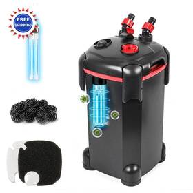 264gph-1000l Pondforse Canister Filter 264g 75 G External Aquarium Ultra Quiet Water