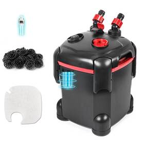 Pondforse 730171863387 172gph Canister Filter External Aquarium With 5w Uv Sterilizer Ultra-