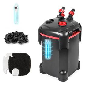 Pondforse 730171863394 225gph Canister Filter External Aquarium With 7w Uv Sterilizer Ultra-