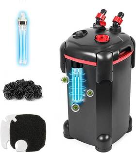 B0frsbkp5s Pondforse 264gph 4-stage External Aquarium Canister Filter Ultra-quiet