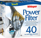 105718 Power Filter 20 30 40 Aquarium Fish Tank New 210 Gph Whisper Tetra Supplies