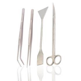 Precise Canada 4963353141911 Aquarium Tools Aquatic Plants Stainless Steel Tool-4 In 1