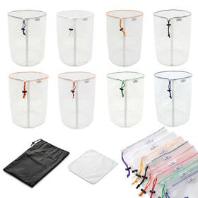 Msb-8pk-5g Prelady 5 Gallon 8pack All Mesh Filter Bags 25220 M Foodgrade Nylon Strainer