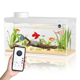 Tank-01 Premjin Smart Fish Tank Aquarium Kit With App Control And Auto Feeder - 1.5 Gal