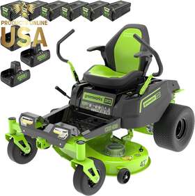 Products Online Usa 445011764764 Greenworks Pro 80v 42 Inch Riding Lawn Mower Crossoverz Zero Turn Inclu
