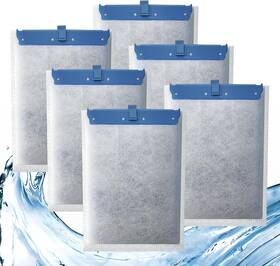 Pryitier 313032263214 6 Pack Filter Cartridge For Large Aquarium Bio-bag Filters