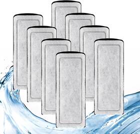 Pryitier 313102955933 8 Pack Filter Cartridge For Marina Slim S10/s15/s20 Replacement Fish Tan