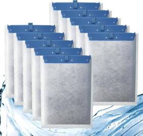 Pryitier 445008979980 10 Pack Filter Cartridge For Tetra Whisper Bio-bag Filters Large Aquarium Repla