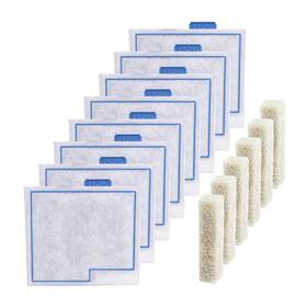 Pryitier Zj-aq-m08 Filter Cartridge Ammonia Reducer Pads 8 6 Counts For Quietflow Led Pro Size