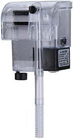 Pulaco Ultra Quiet Aquarium Hang On Filter 66gph 3w Small Fish Tank Fo