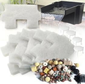 Aq02007-pl Purifylogix 7pcs Pond Filter Media For Boss Waterfall Spillway 6 Koi