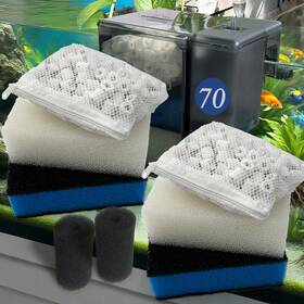Aq02308-pl Purifylogix 2 Sets Of Upgraded Three-stage Filtration Fish Tank Filter For Aquaclear 70 P