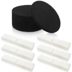 Muy0412 Pushglossy 12 Pcs Fluval Fx6 Filter Replacement Aquarium Sponge Foam Pads And Car