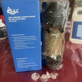 Lh300 Qanvee 711639500785 Fluidized Moving Bed Filter Bubble Bio Media For Aquarium Fish Tank