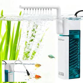 B5317 Qiqiwader Small Aquarium Filter Fish Tank Suitable For 3w White