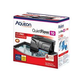 Quiet Flow 10 Led Pro Aquarium Fish Tank Power Filter For Up To 20 Gal Aquariums
