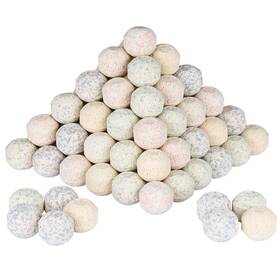 J-107-100 Realplus 100pcs Bio Balls Filter Media 1.2-inch Biological Ceramic Aquarium Med