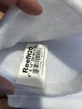 Reef H2o 858542400013 4 X 14 Inch Filter Socks 200 Micron For Aquarium Sumps 6 Pack