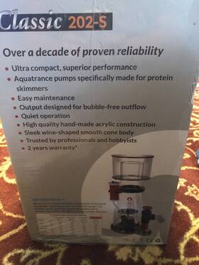 202-s Reef Octopus 950291251961 Classic Protein Skimmer 180-265 Gallons -