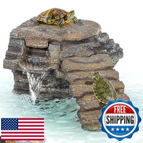 B0cz8ytwj7 Repti Zoo Reptizoo Turtle Tank Filter 120gph Basking Platform With Detachab