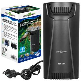 Glb08 Reptizoo Turtle Tank Filter Aquarium Corner Internal 92gph Low Water Level Aqu