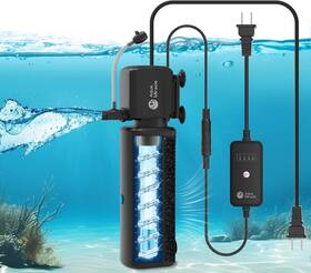 Sv-500 Rexii 445015510596 Aquamiracle Aquarium Filter With U - V Light And Sponge Fish Tank W