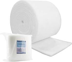Rinoo 445018239296 White Koi Pond Filter Pad Fine Bulk Roll- Cut To Fit - Durable Fish F