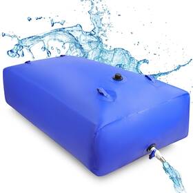 Ruralty 840145830595 Water Tank For Camping - 142 Gallon Capacity Pvc Collapsible Bladder Ba