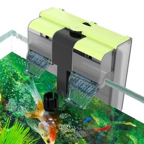 Qf-09 Rutloy Hang On Back Aquarium Filter With 3w U-v Light Multi-filtration Sterilizatio