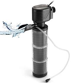 Sainsmart 897093824325 Xpertmatic Upgraded 35w 3 Stages 528 Gph Aquarium Filter For Up To