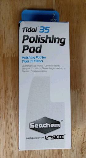 Seachem 000116066150 Laboratories Tidal 35 Polishing Pad 2 Pack