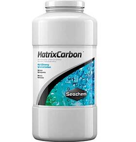 B000255s00 Seachem Matrix Carbon 1 Liter - Spherical Low-ash Activated Filter Media