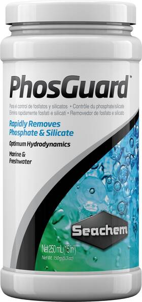 B0002a5vwa Seachem Phosguard 250ml Phosphate Remover For Reef And Freshwater Aquariums