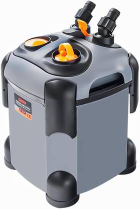 Seajoewe 705353059841 Aquarium Canister Filter With 3 Media Trays Spray Bar External F