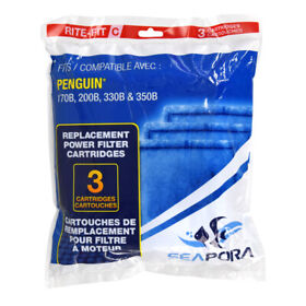 Ase00294 Seapora Rite-fit C Cartridges For Penguin Power Filters