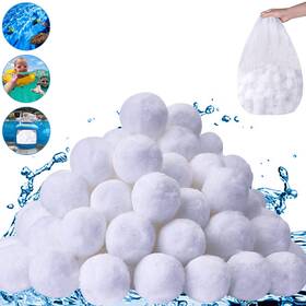B0cwqkp974 Sethvill 4.6 Lbs Pool Filter Balls For Sand - Eco-friendly And Reusable