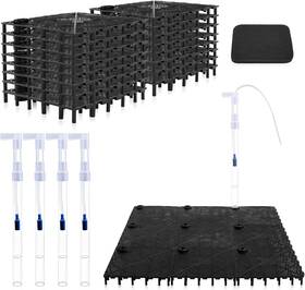 Sieral 313048915978 Undergravel Aquarium Filter For 40-55 Gallon Tanks 16 Pcs 5.7ftft X