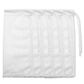Slson 784099838934 5 Pack Small Aquarium Mesh Media Filter Bags 3 By 8 Inches High Flow Bag Wi