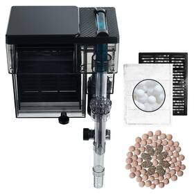 Cpb-004-6w Smtaqx Aquarium Filter 6w 150gph Hob Fish Tank 4-stage Bio-filtration For 1