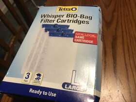 Spectrum Brands 313042758700 Tetra Whisper Bio-bag Disposable Filter Cartridge 3 Count Large