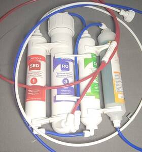 Sp-ro400aqd Spiropure 840162425347 150 Gpd Ro Di Water Filter System Used For Parts Only