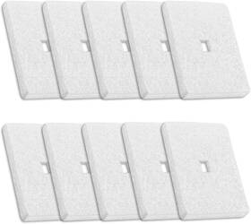 Pondairfilter-10 Standwme 10 Pcs Pond Air Filter Compatible With Hiblow Hp-80-0110 Septic Pump -