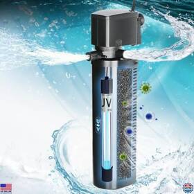 B0ckr1pywl Stanley Aquarium Filter 75-200 Gallon 300gph Submersible Canister For Freshwater/pond